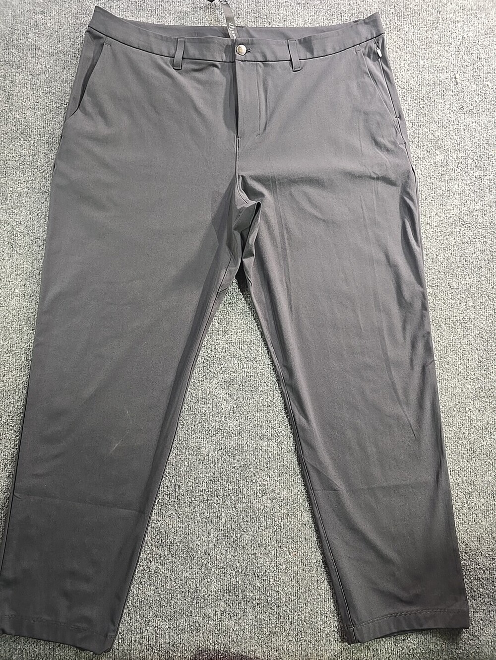 Lululemon Commision Pants Classic Warpstreme Men's 34 Charcoal EUC RN 106259